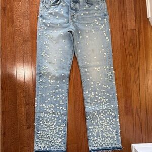 Men’s Amiri Floral Straight Jeans SS24 - W33